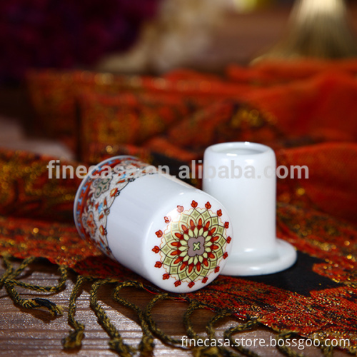 Luxury Fine Hyper White Porcelain Antique Toothpick Bottle of Persian Market